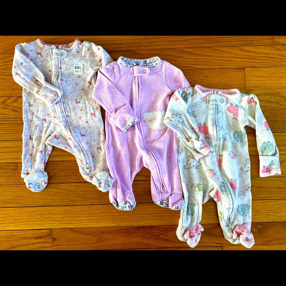 Newborn Girl’s Pajamas
